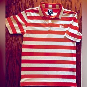 FootJoy Boy’s Orange and White Polo Shirt